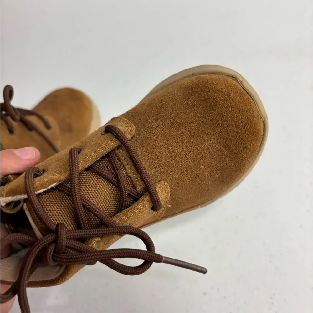 UGG Kids' Canoe III Weather chukka boots in chestnut suede Child Size 7